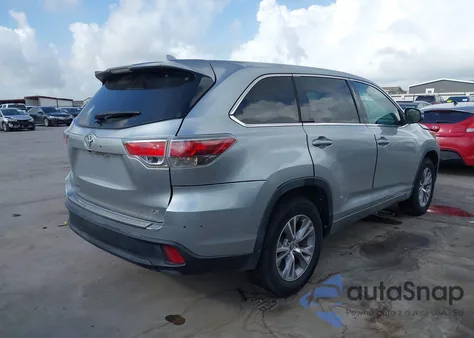 2016 Toyota Highlander Le/Le Plus из США, поврежденный, VIN 5TDZKRFH1GS169695